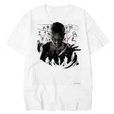 Stranger Things T Shirt White round Neck Short Sleeve Digital Printing