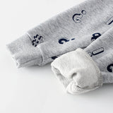 Children Boy Hoodie Spring and Autumn Long-Sleeved Sweater Printed Terry
