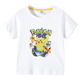 Children Pokemon Pikachu T Shirt Summer Clothing Short Sleeve T-shirt Leisure Sports