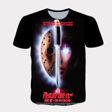 Michael Myers T Shirt Fashion Summer Printing Sports Leisure