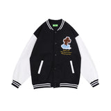 Mens Fall Outfits Vintage Embroidered Baseball Uniform Street Vintage Jacket Hip Hop High Street Loose Coat for Men and Women