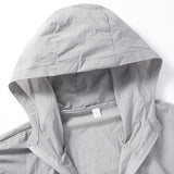 Sun Resistant Clothes Men's Summer Anorak Jacket Casual Sports Stripes