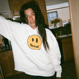 Drew House Drew Smiley Face Letter Sweater Loose Trendy High Street Couple Pullover Hoodie Men