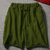 Men Sports Flex Shorts Solid Color Sports and Fitness Shorts Loose