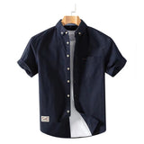 Men Beach T Shirts Summer Cotton Short Sleeve Shirt