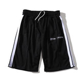 Palm Angels Shorts Striped Men's and Women's Sports Casual Shorts Loose Knee Length Pants