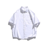 Men T Shitrs Summer Men's Letter Embroidered Short Sleeve Shirt