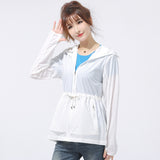 Sun Resistant Clothes Ultra-Thin Breathable Skin Clothing Stretch Ice Silk Sun Protection Clothing