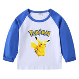 Children Pokemon Pikachu Hoodie Spring and Autumn Pikachu