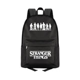 Stranger Things Backpack Large Capacity Fashion Canvas Backpack Student Schoolbag