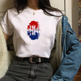 Stranger Things T Shirt Stranger Things Polyester Printed T-shirt Summer Loose Casual Women