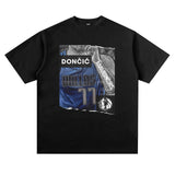 Kyrie Irving Shirt NBA Star Printed Short Sleeve T-shirt Sports
