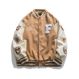 Baby Blue Varsity Jacket Spring Jacket Baseball Uniform Men 'S Jacket