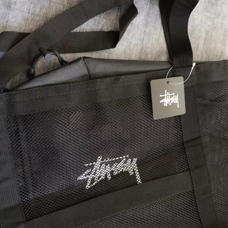 Stussy Handbag Tote Bag Large Capacity Gym Bag Men and Women Fashion
