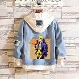 Comic Denim Jacket Men's and Women's Casual Denim Jacket