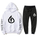 Travis Scott Astroworld Hoodie & Pant 2 Piece Set Sweater Hooded Set