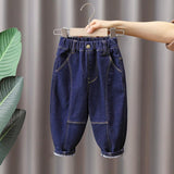 Toddler Boys Pants Boy's Denim Pants Spring and Autumn Casual