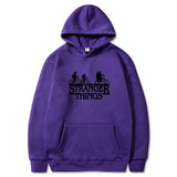 Stranger Things Hoodie Autumn and Winter Velvet Sport Hoodie Sweater Men