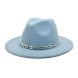 Mens Kentucky Derby Hats Spring and Autumn Men's Outdoor Fedora Hat Panama Felt Hat