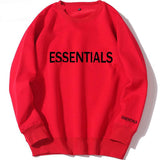 Fear Of God Fog Sweatshirt Essentials Double Line Brushed Hoody Tide Brand Letters