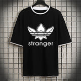 Stranger Things T Shirt Stranger Things Stranger Things Short Sleeve T-shirt Men's and Women's Loose Casual Large Size Couple Cotton Summer