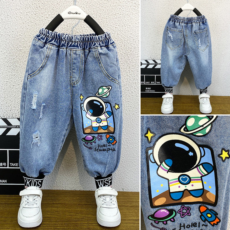 Toddler Boys Pants Boys' Jeans Trousers Loose