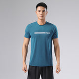 Sweat Wicking Shirt Men's Outdoor Sports Crew Neck T-shirt Top