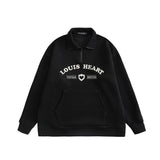 Preppy Aesthetic Sweatshirt Coat Loose Autumn Men's Women's Pullover