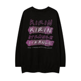 Mens Fall Outfits Autumn and Winter Sweater Men's and Women's High Street Sweater Couple round Neck Loose