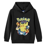 Children Pokemon Pikachu Hoodie Spring and Autumn Boys and Girls Cotton Hooded Sweater