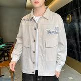 Corduroy Varsity Jacket Corduroy Coat Men's Spring and Autumn Jacket Casual Student Autumn and Winter Clothes Top Clothes