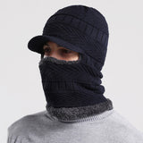 Men Winter Hats Fall Winter Men Scarf Men Knitted Hat