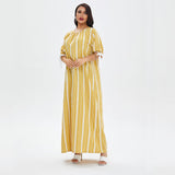 Muslim Women Stylish Kashibo Abaya Muslim Ladies Long Gown Islamic Clothing Jilbab Jalabiya Casual Plus Size Dress
