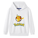 Children Pokemon Pikachu Hoodie Spring and Autumn Boys and Girls Cotton Hooded Sweater