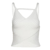 Music Festivals Rave Outfits Girls Tops Summer Women's Fashion Slim-Fit Tank Top
