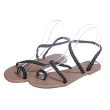 Women Open Toe Sandals Flats Summer Casual Flat Sandals