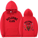 Stranger Things Hellfire Club Hoodie Hooded Sweatshirt Leisure Sports Sweater
