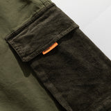 Men Shorts Summer Men's Stitching Retro Loose Shorts