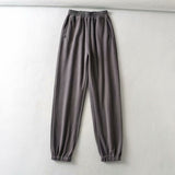 Women Fall Fall Fall Fall Six Colors Drawstring Jogger Pants High Waist Workout Pants Sweatpants