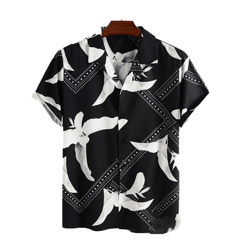 Men Hawaii Shirts Men's Casual Shirt