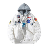 NASA Varsity Jacket Casual Coat Men's Embroidered Loose Autumn and Winter