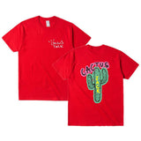 Travis Scott Astroworld Shirt Cactus Short-Sleeved T-shirt for Men