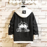 Comic Denim Jacket Men's and Women's Fashion Denim Jacket Top