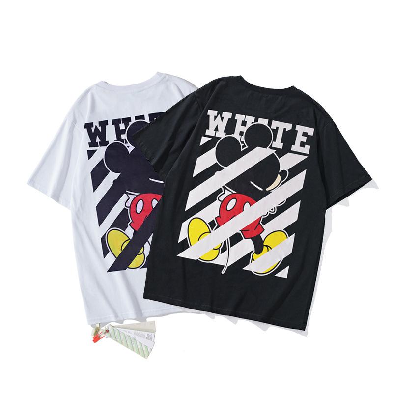 Cartoon Arrow Short Sleeve Summer Men and Women Couple Loose Casual Half Sleeves Tshirt Owt t shirt