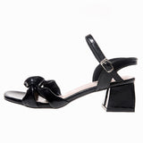 Nude Block Heel Peep Toe Sandals