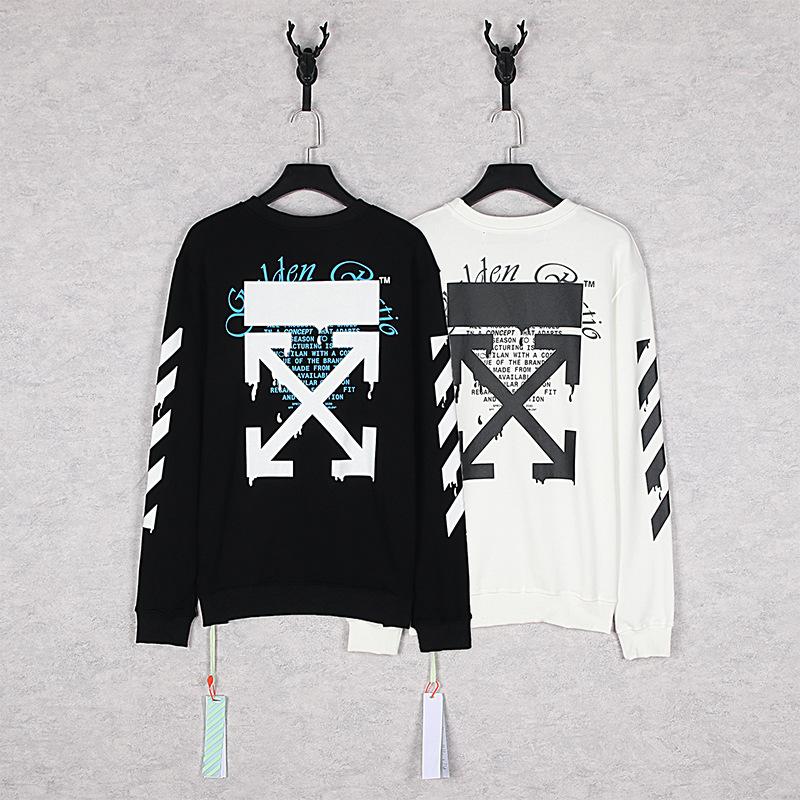 Round Neck Sweater Back Arrow Men and Women Owt sweatshirt