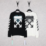 Round Neck Sweater Back Arrow Men and Women Owt sweatshirt