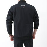 Graphic Leather Jacket Women's Spring and Autumn Men's Coat Autumn Workwear Aircraft Jacket Top