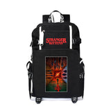 Stranger Things Hellfire Club Backpack Stranger Thing Backpack USB Charging Travel Bag