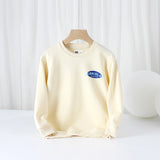 Children Boy Hoodie Spring and Autumn Children Long-Sleeved Sweater Top T Boy Terry